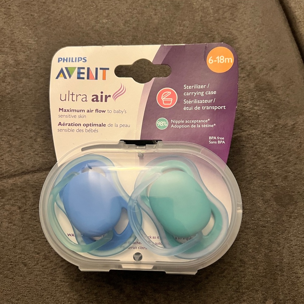 Avent pacifiers